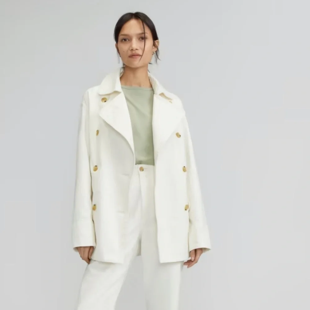 - New  (w/o tag) - The Organic Cotton Herringbone Jacket - Picture 2 of 6